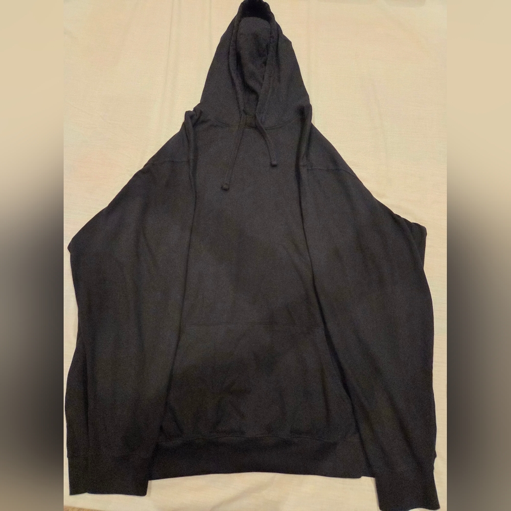 Men's Black Hooded Cardigan